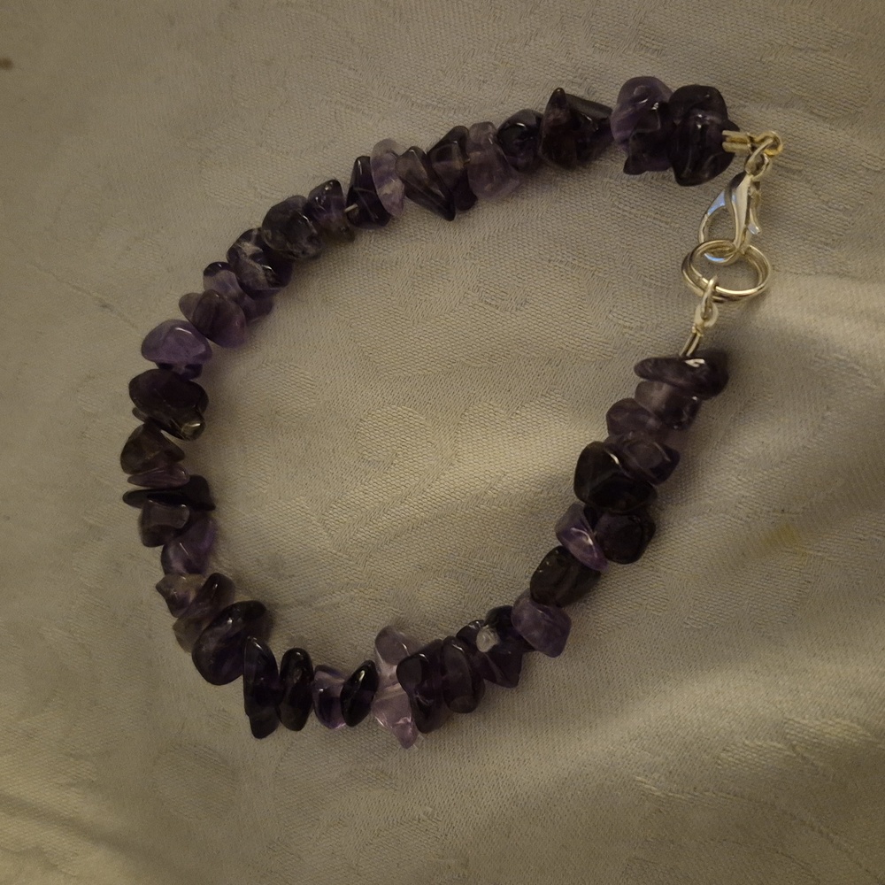 Amethyst bracelet